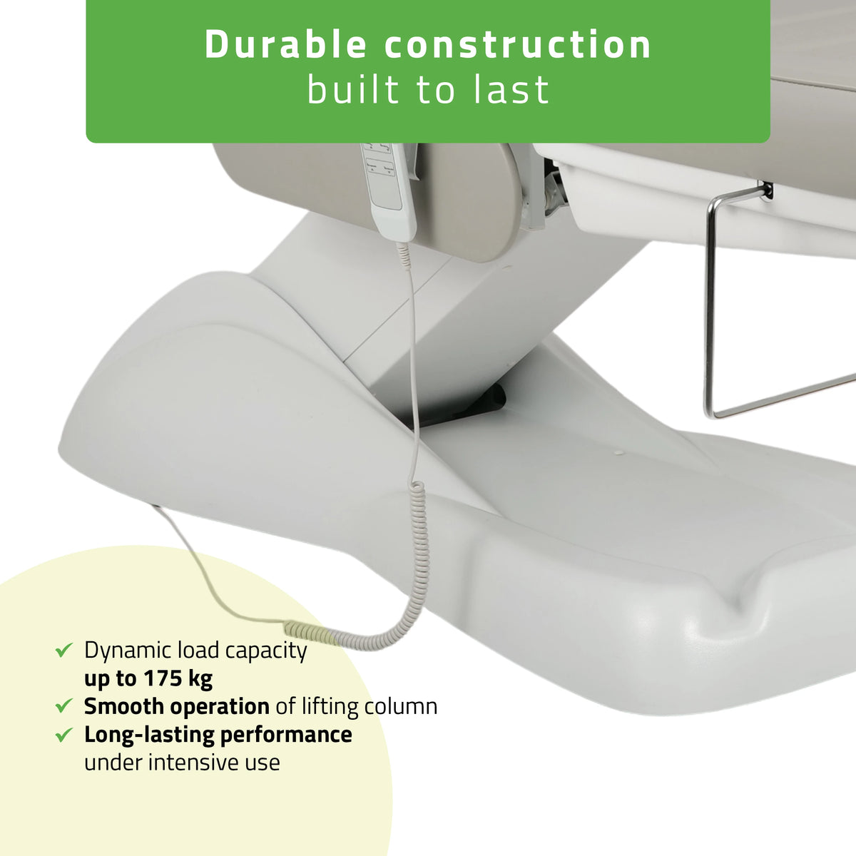 Косметологическое кресло Leo PRO 4 Comfy Base, 3 мотора, 522 Серое