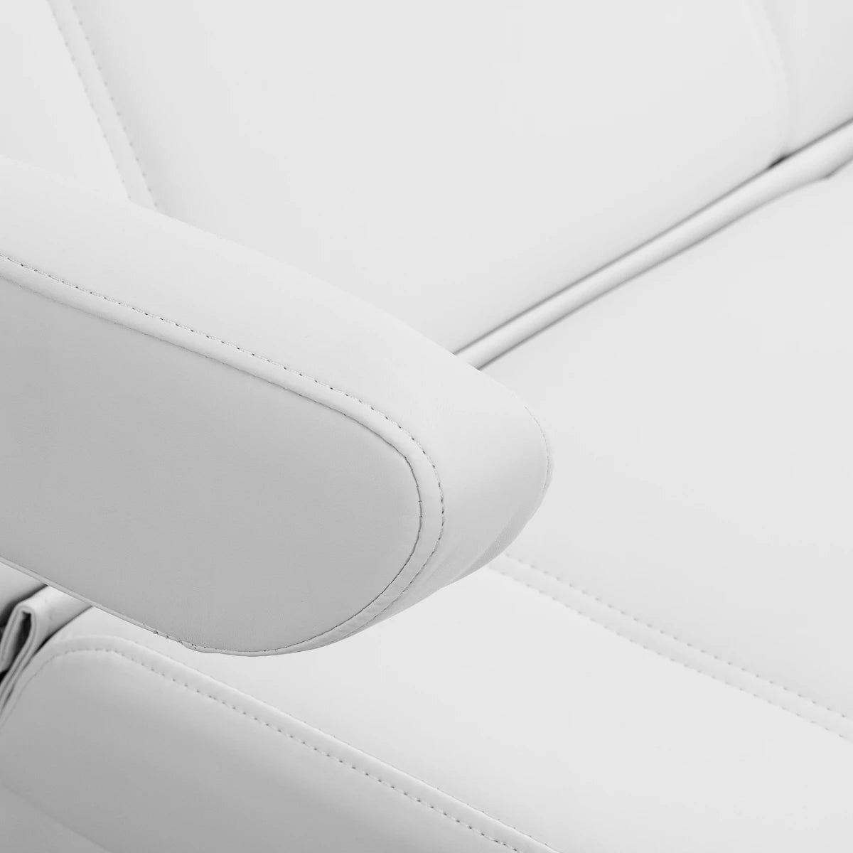 Azzurro Lux 4m Chaise cosmétique blanche avec berceau