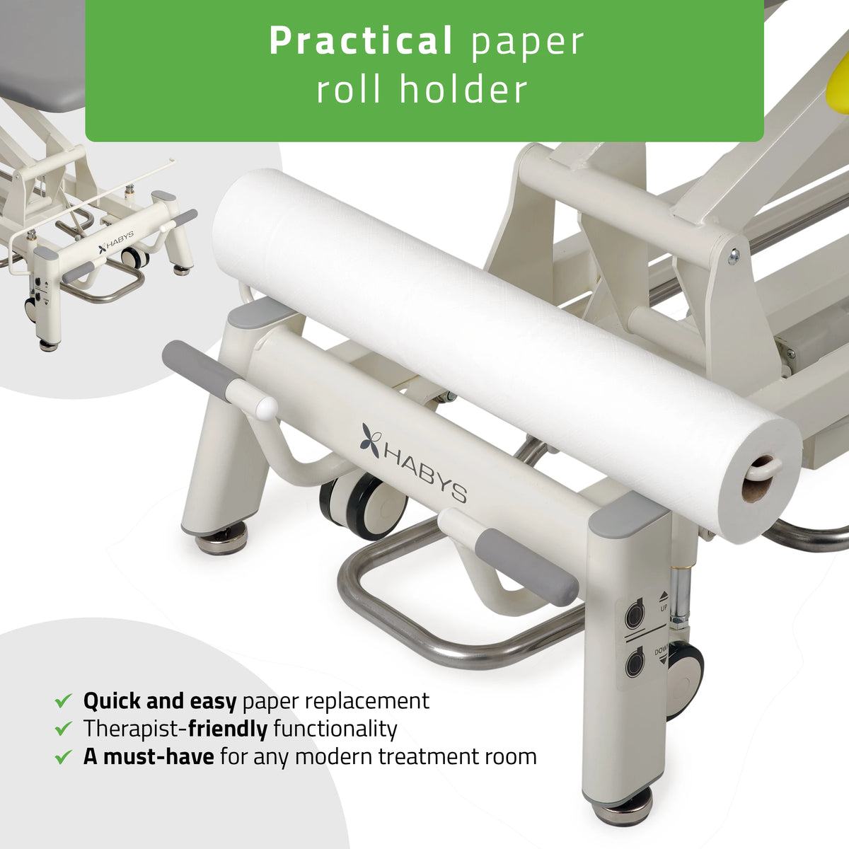 Table électrique de massage et de physiothérapie Proxima X7 Touch Core Gray