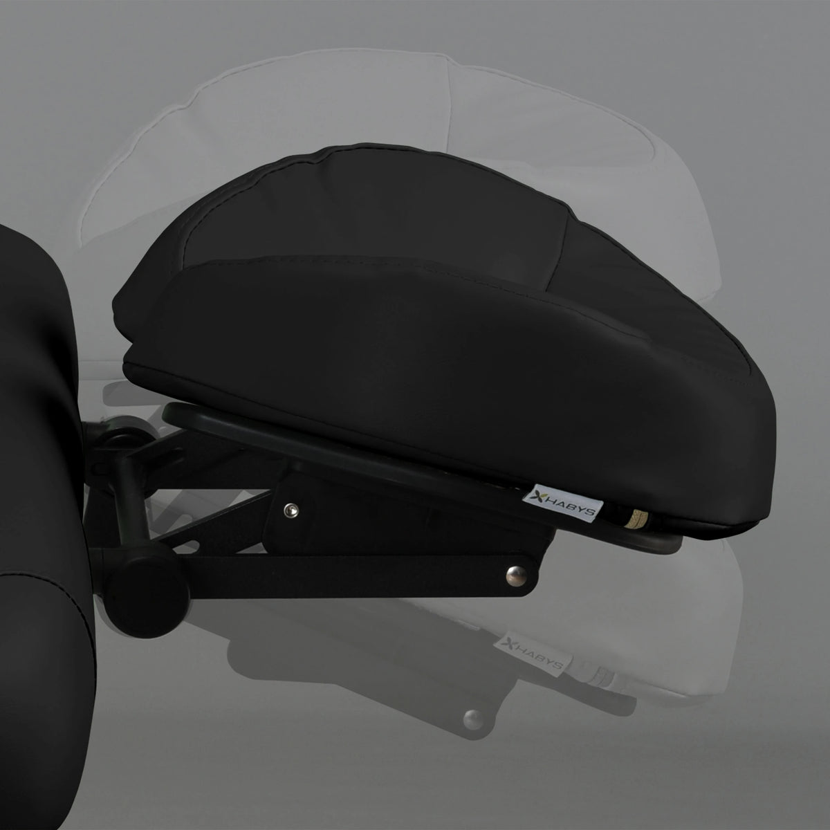 Massageliege Medmal Alu 60 Vinyl Flex K015, Schwarz
