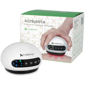Elektriskais vakuuma masieris AirBubble, magnētterapija, sarkanās gaismas terapija