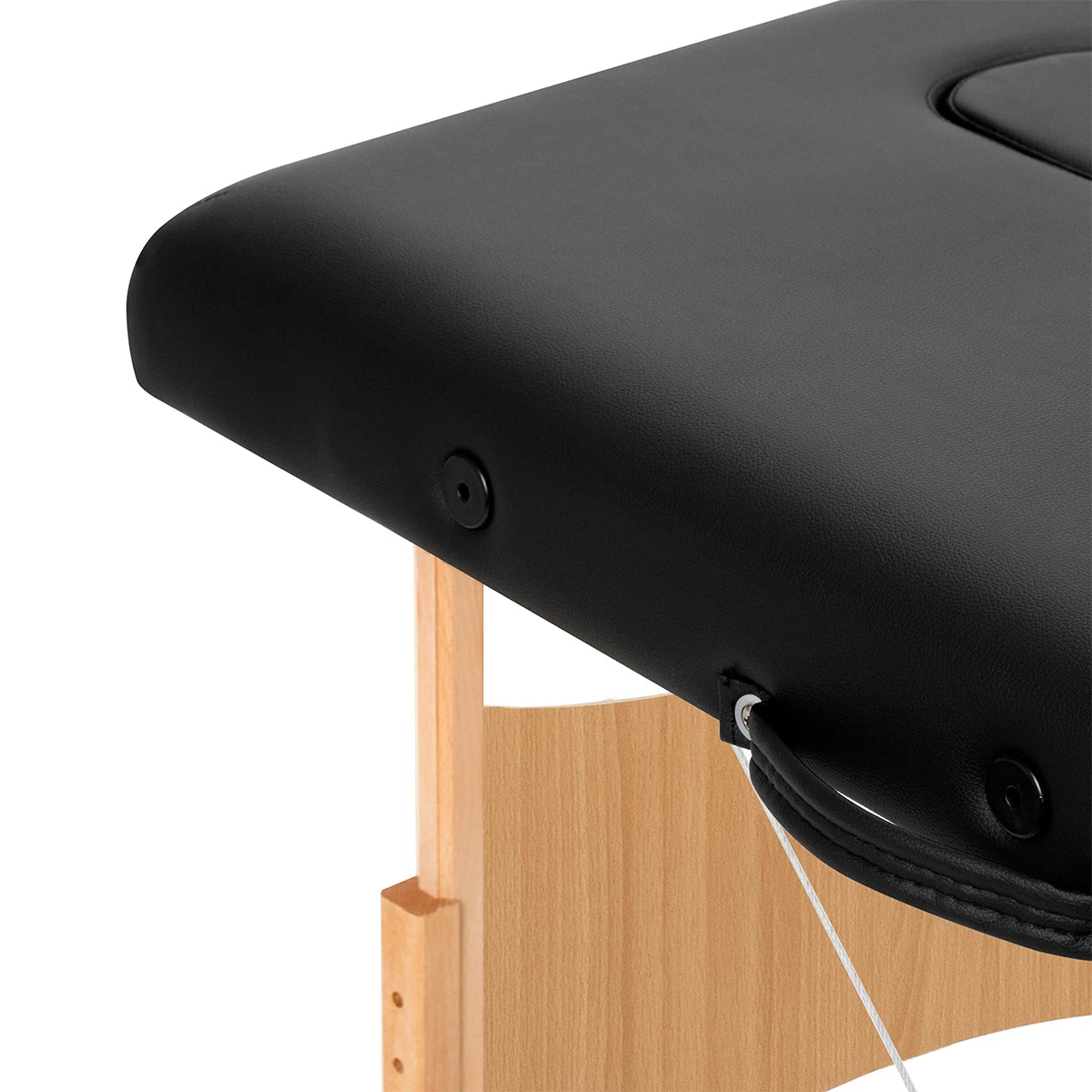 BALANCE wooden folding massage table 3 segment 190x70 black