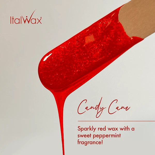 ItalWax Winter Collection Candy Cane Epilācijas vasks (Limited Edition), 500 g