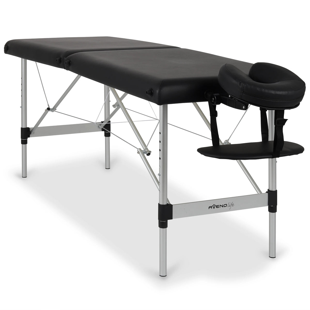 Kokkupandav massaažilaud Nina Comfy Base K515, must