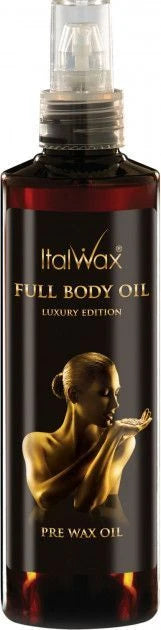 ItalWax Full Body Oil Luxury Edition, pirms vaksācijas eļļa, 250 ml