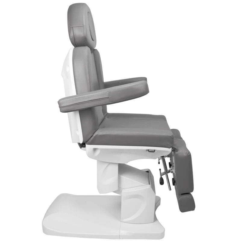 Fauteuil de pédicure Azzurro 708AS PEDI, 3 moteurs, gris