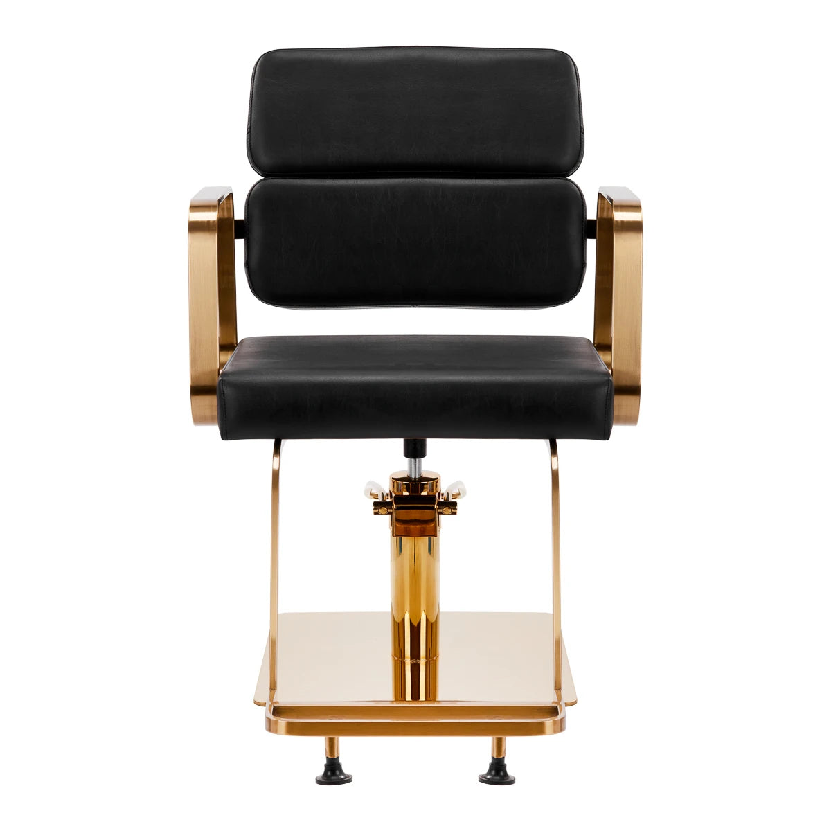 Hairdressing chair Gabbiano Porto, gold-black