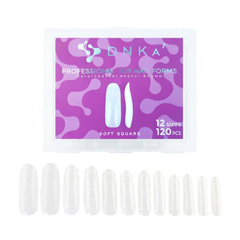 DNKa Forme per extension unghie SOFT SQUARE, 120 pz.