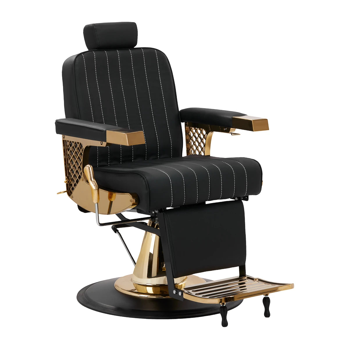 Hairdressing chair Gabbiano Marcus golden-black