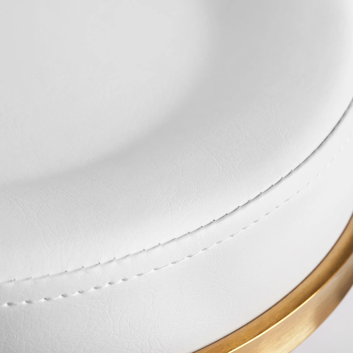 Arbetsstol / kundstol H5 GOLD vit