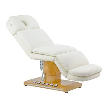 Elektrinė kosmetologinė kėdė-lova Sillon Cloud, 3 varikliai, kreminė