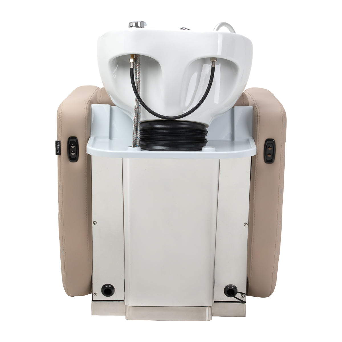 Electric hairdressing wash unit with massage function Gabbiano Ines beige