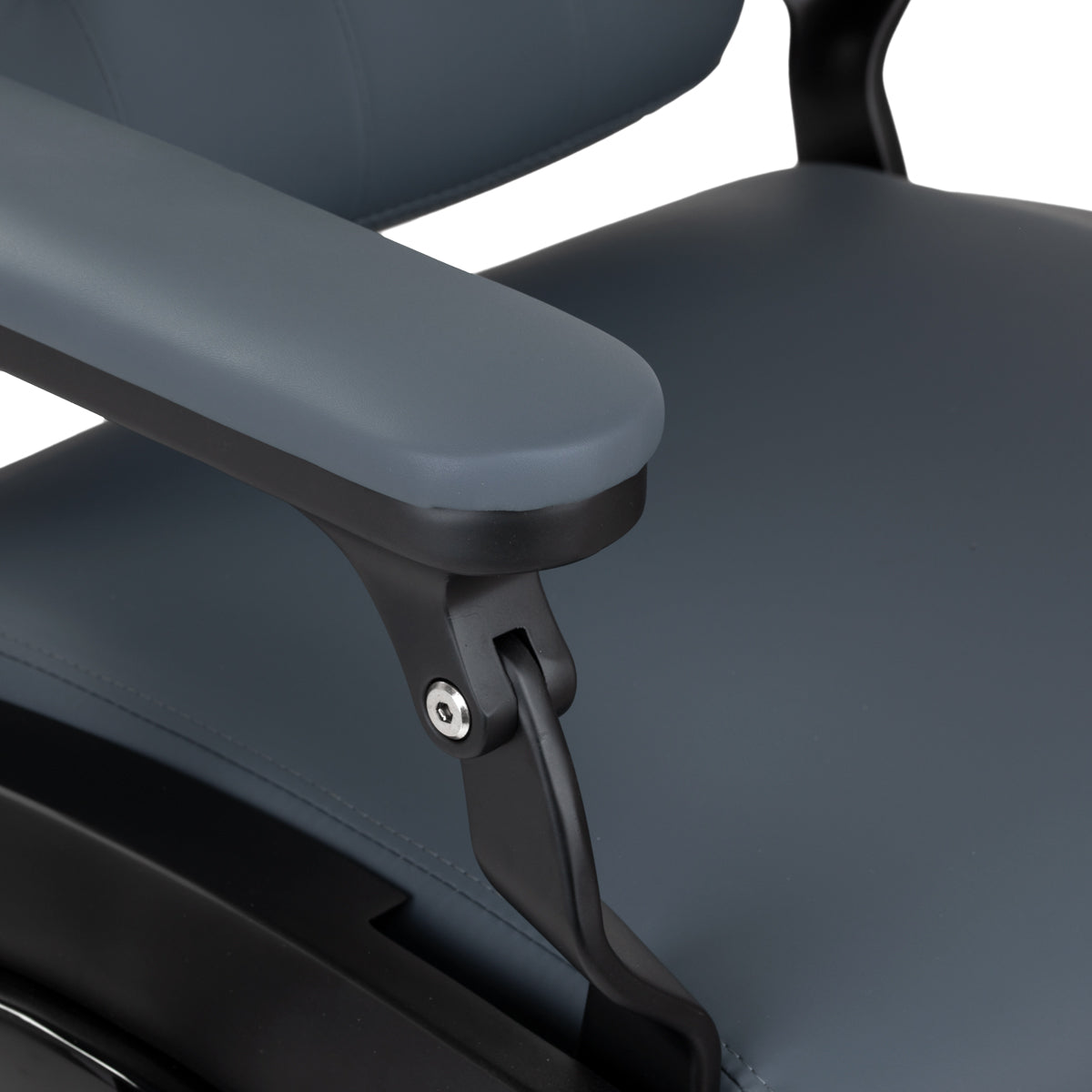 Barber's chair Gabbiano Francesco graphite with a black base second class