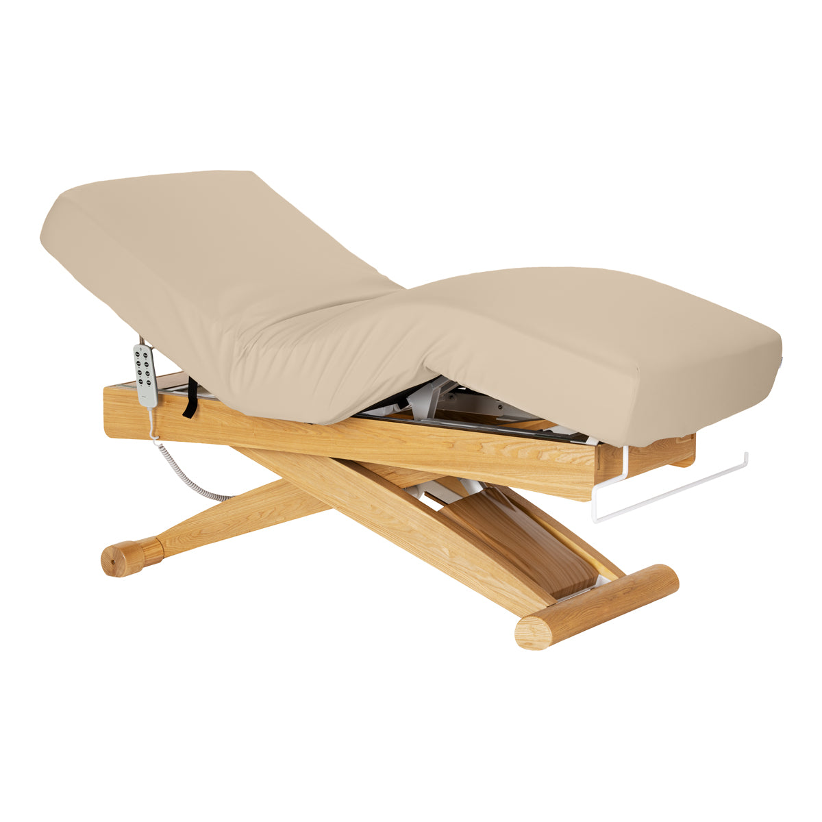 SPA лаунджер Sillon Siesta бежевый с основанием светло-коричневого цвета