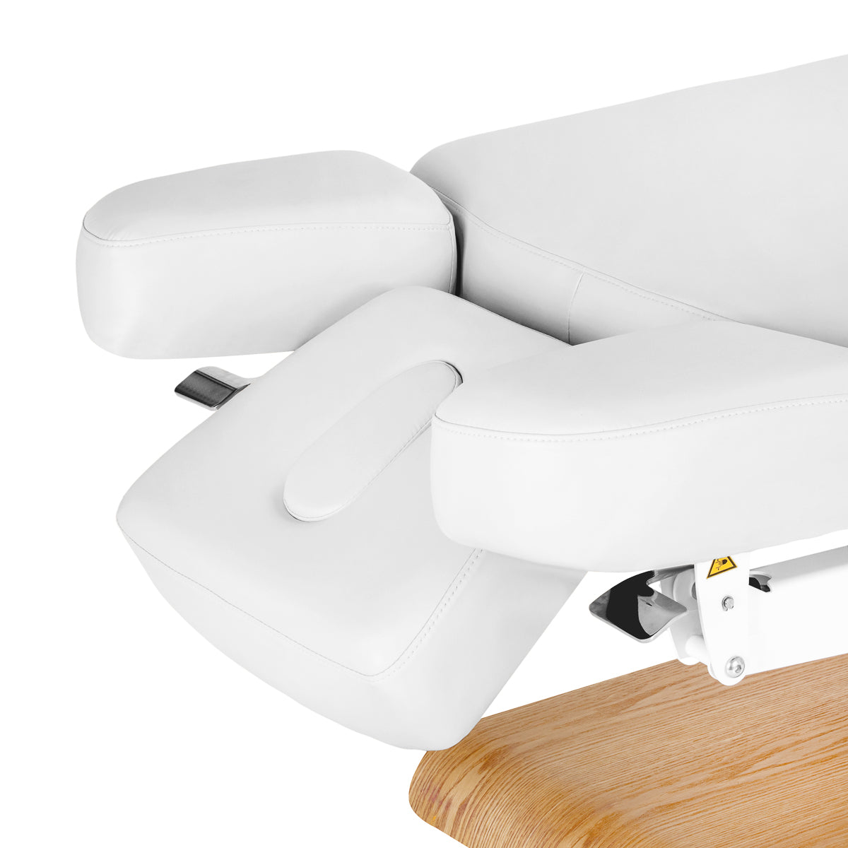 SPA lounger Sillon Relax white with light brown base
