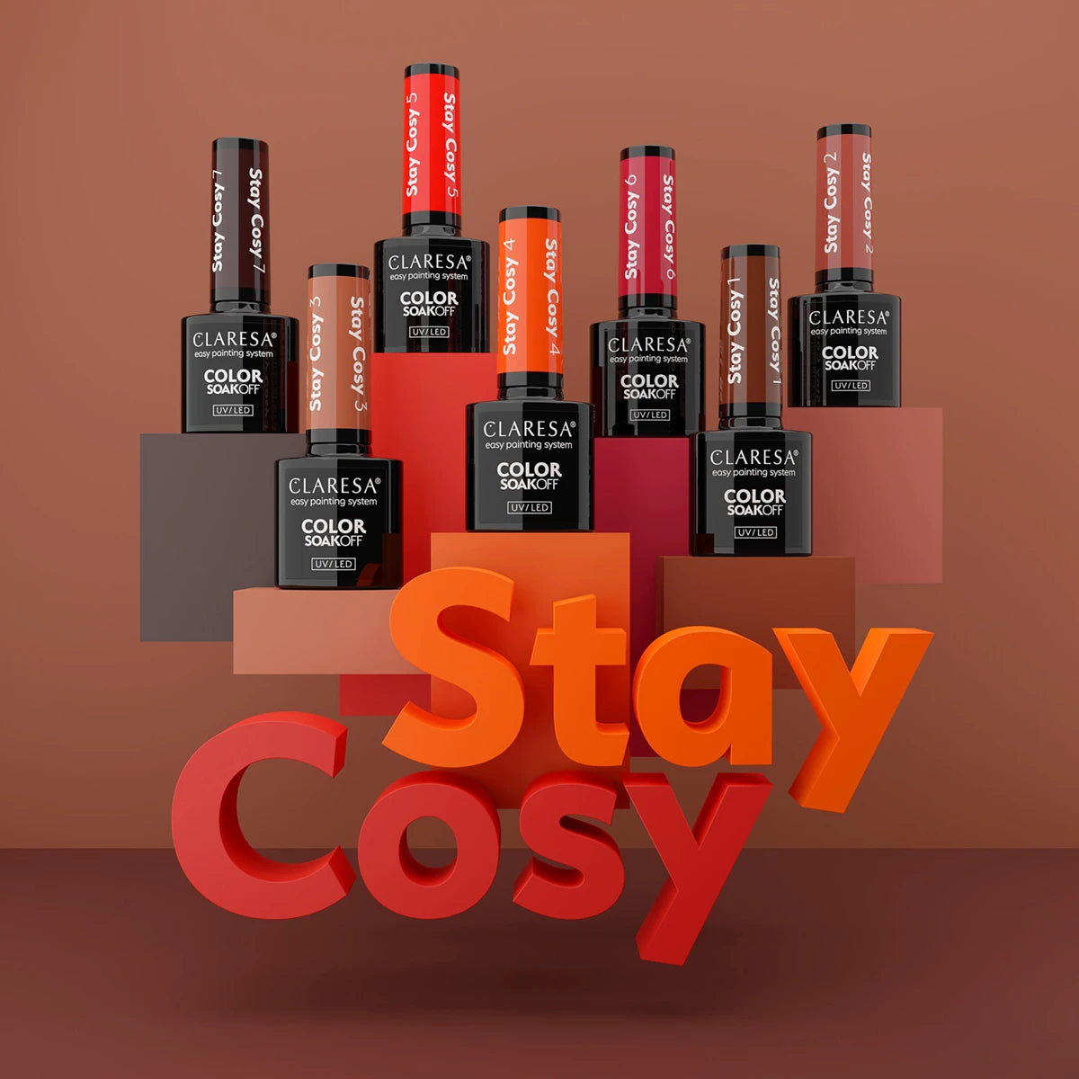 Claresa Gēla nagu laka Stay Cosy 5, 5g