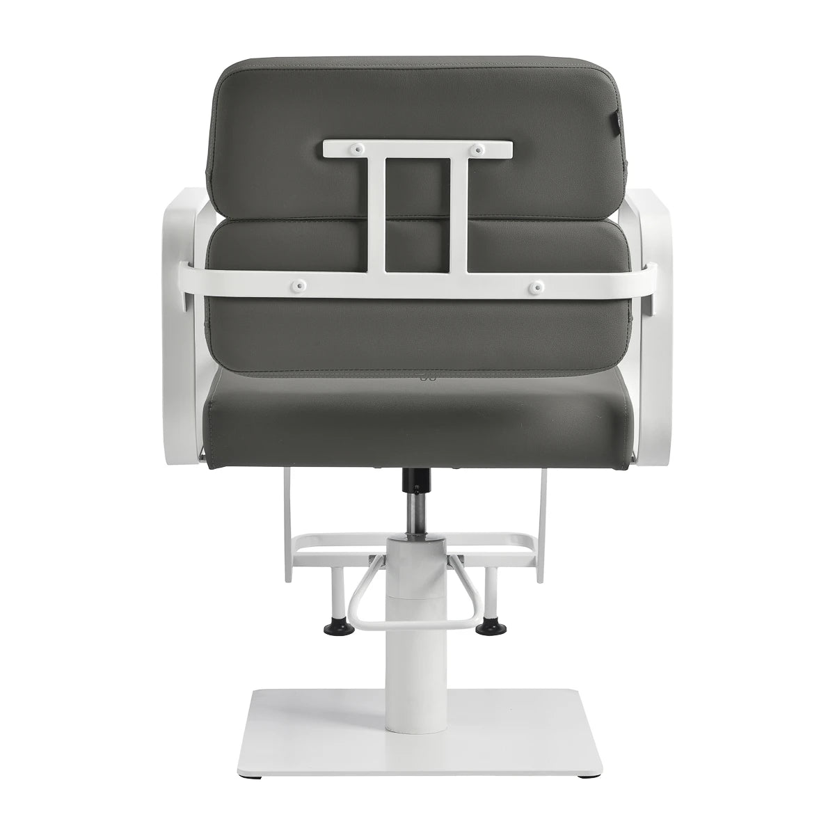 Gabbiano hairdressing chair Porto white gray