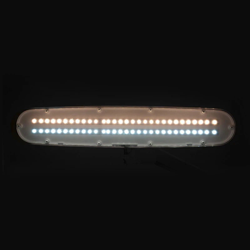 Elegante LED lampa 801-TL, piestiprināma, ar mainīgu intensitāti un temperatūras regulēšanu, balta