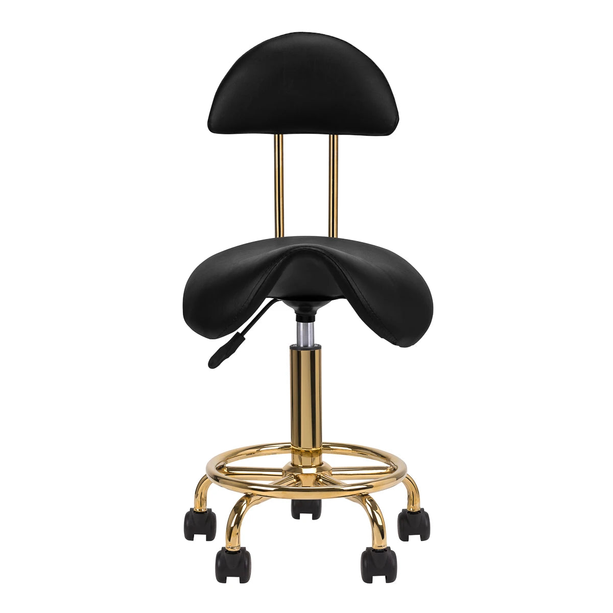 Cosmetic stool 6001-G gold black
