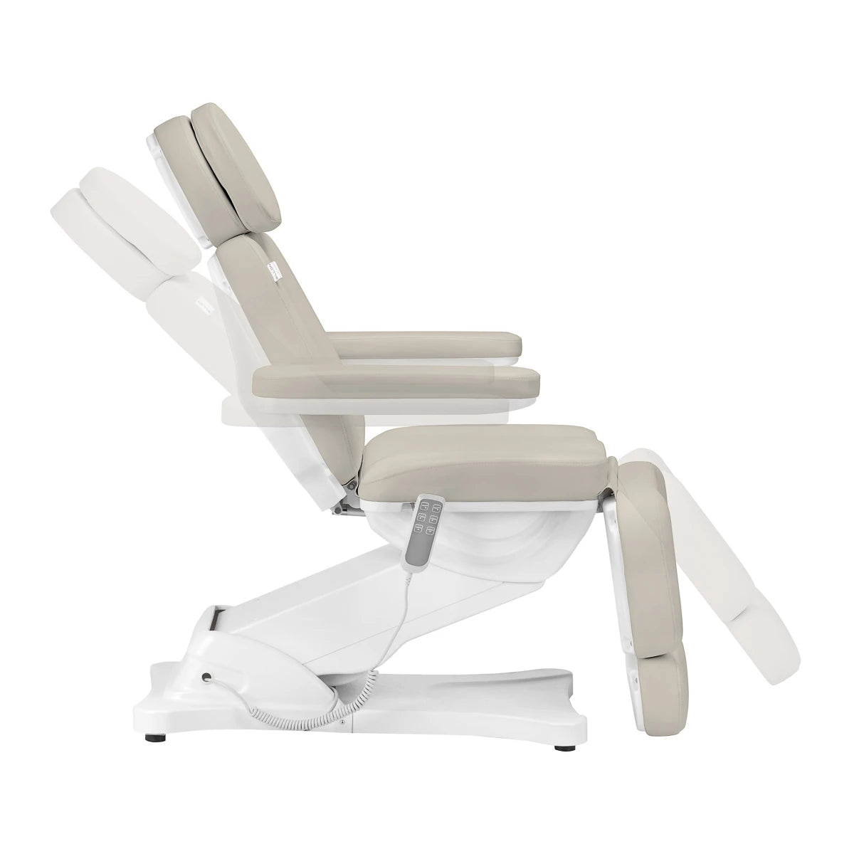 Chaise cosmétique électrique SILLON CLASSIC 3 moteurs, couleur sel de mer