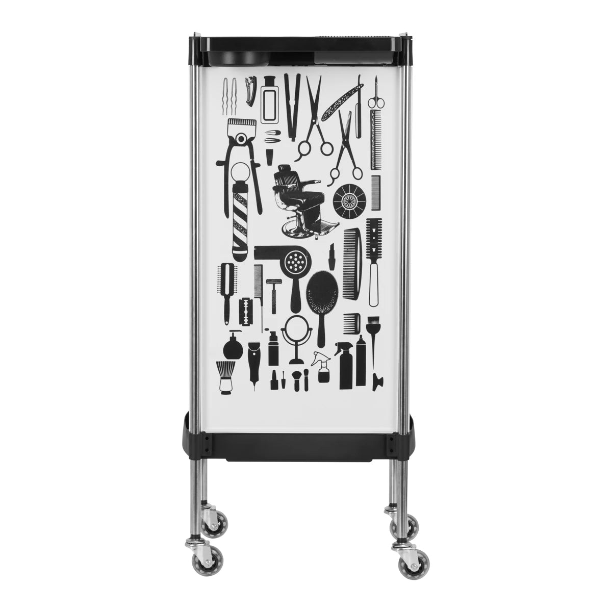 Carrello Parrucchiere Gabbiano X11-9 Graph Bianco