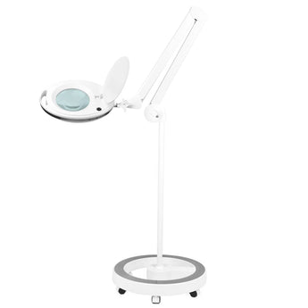 Elegante LED lupa-lampa ar statīvu, 60 LED, 5D