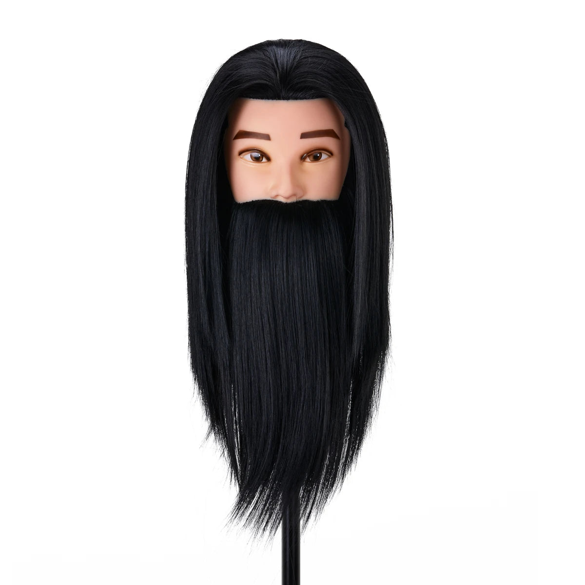 Gabbiano WZ4 beard training head made of artificial hair, color 1H, length 8"+6"