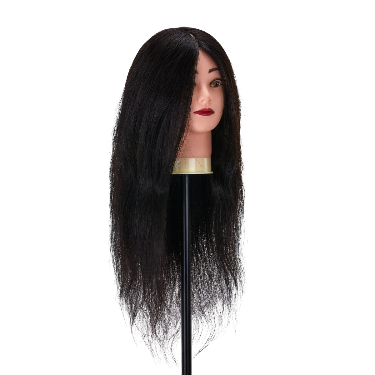 Head for hairdressers training Gabbiano WZ1 natural hair, color 1H, length 20"