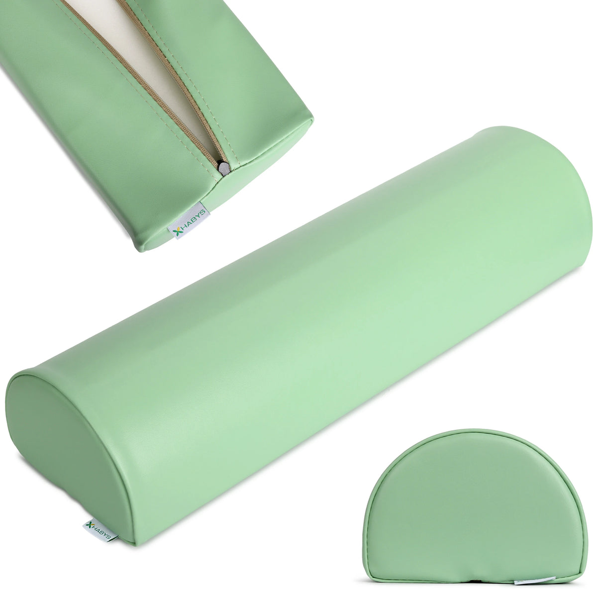 Полукруглый больстер 60x18x12, K022 цвет: зеленый