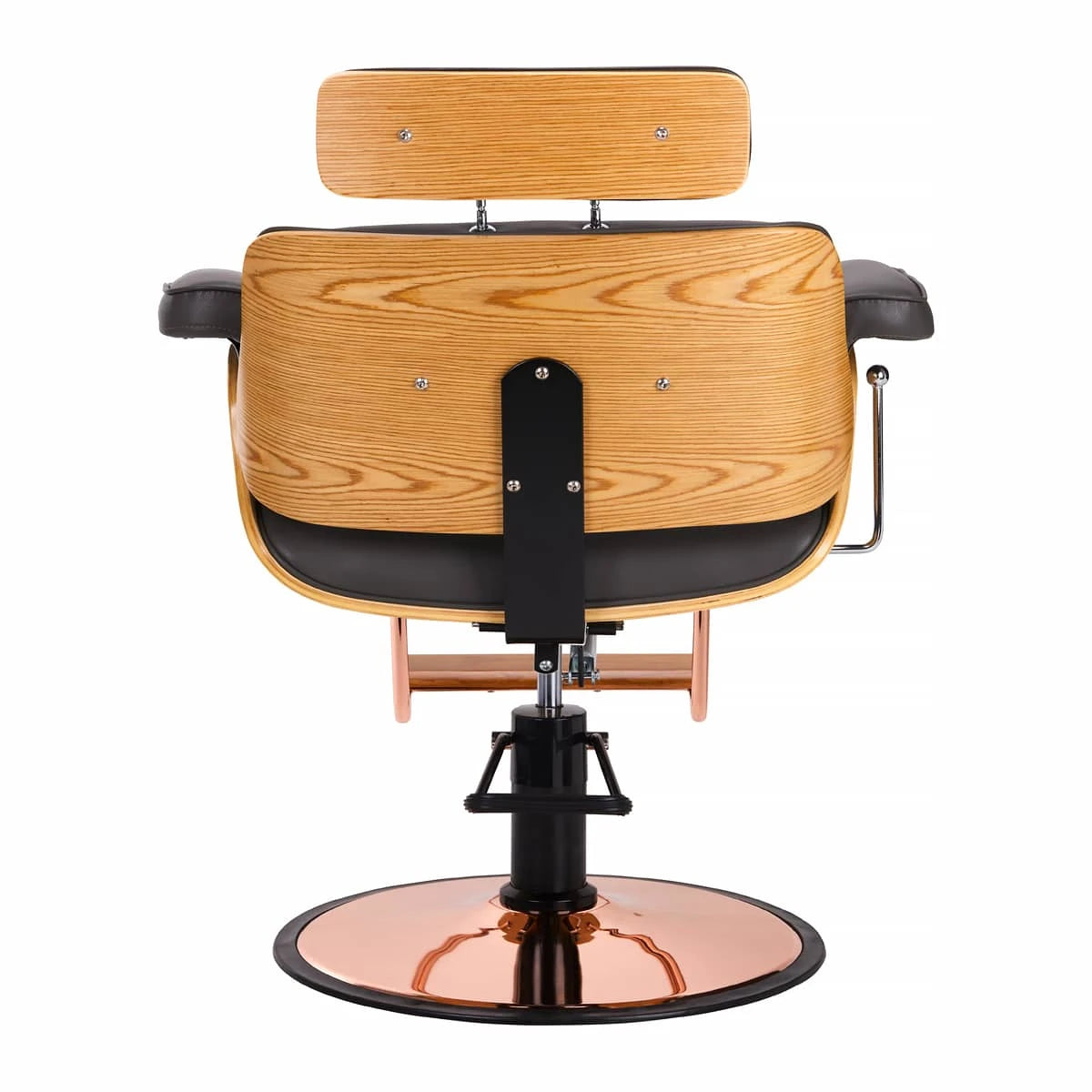 Hairdressing chair Gabbiano Florence with an adjustable black headrest