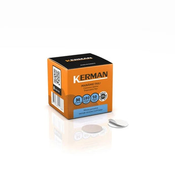 Kerman Vahetusfailid pediküüri kettale M, pehmed, 180 grit (50 tk)