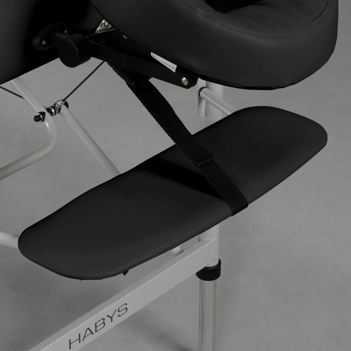Massageliege Medmal Alu 60 Vinyl Flex K015, Schwarz