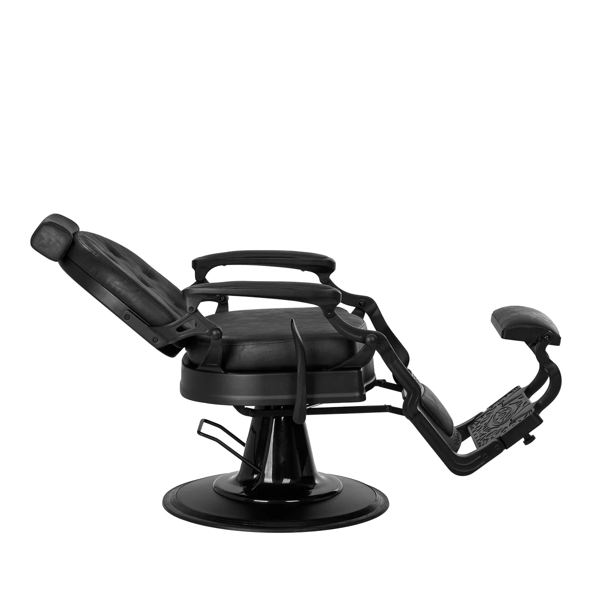 Hairdressing chair Gabbiano President black