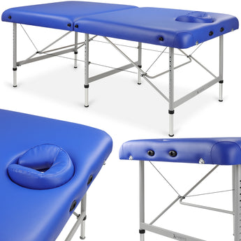 Massaažilaud Structural 102 Comfort näoavaga, vinüülkate, navy sinine