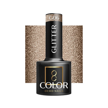 OCHO NAILS Gēla nagu laka Glitter G06, 5 g