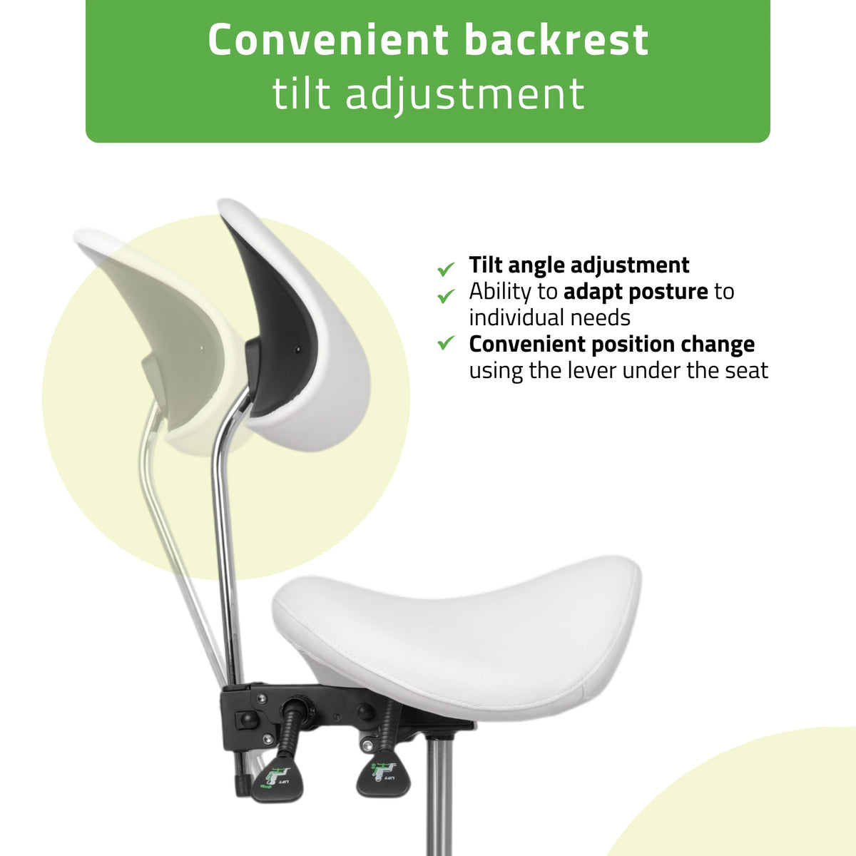 Stool Diana So Skin K401 White