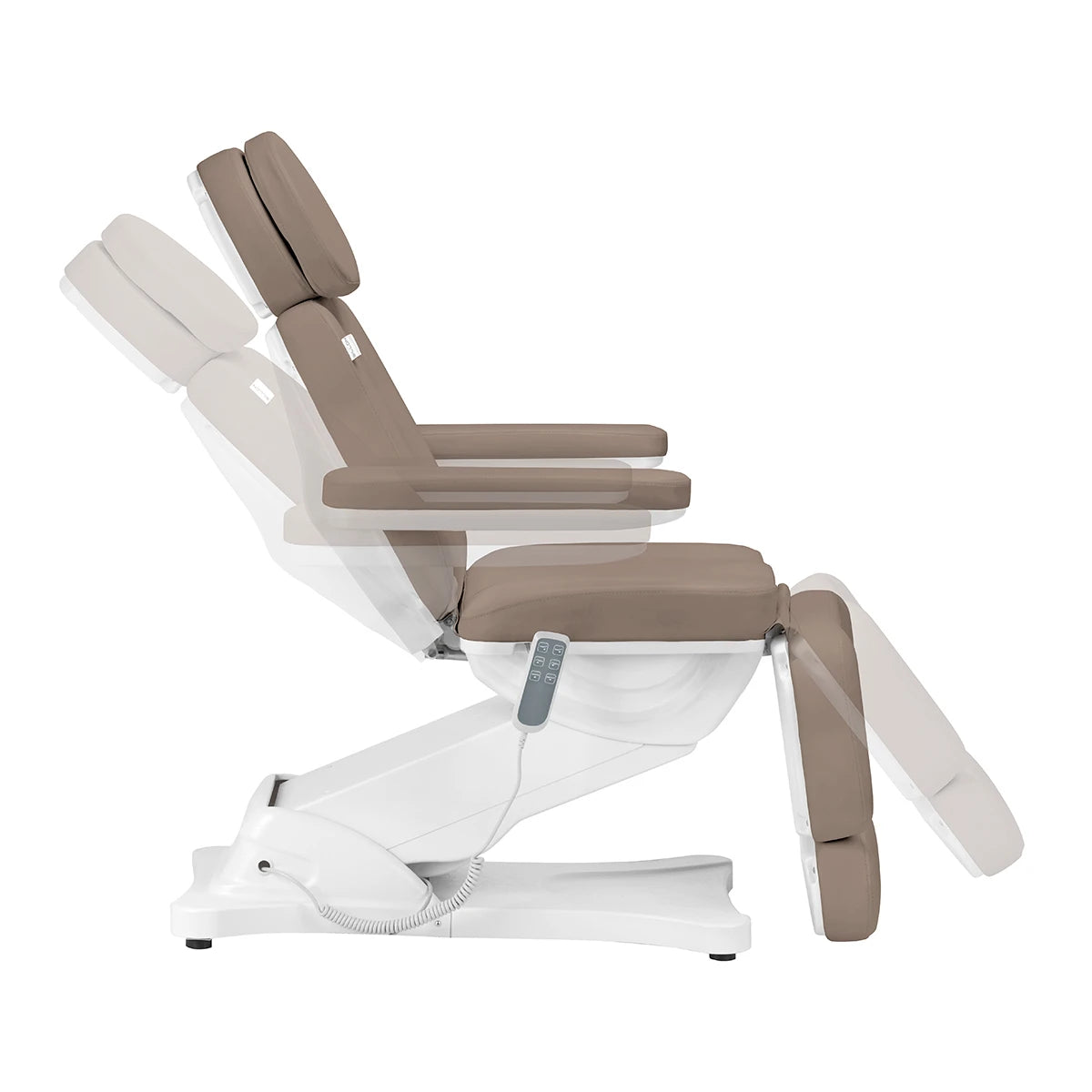 Электрическое косметическое кресло SILLON CLASSIC, 3 мотора, коричневый
