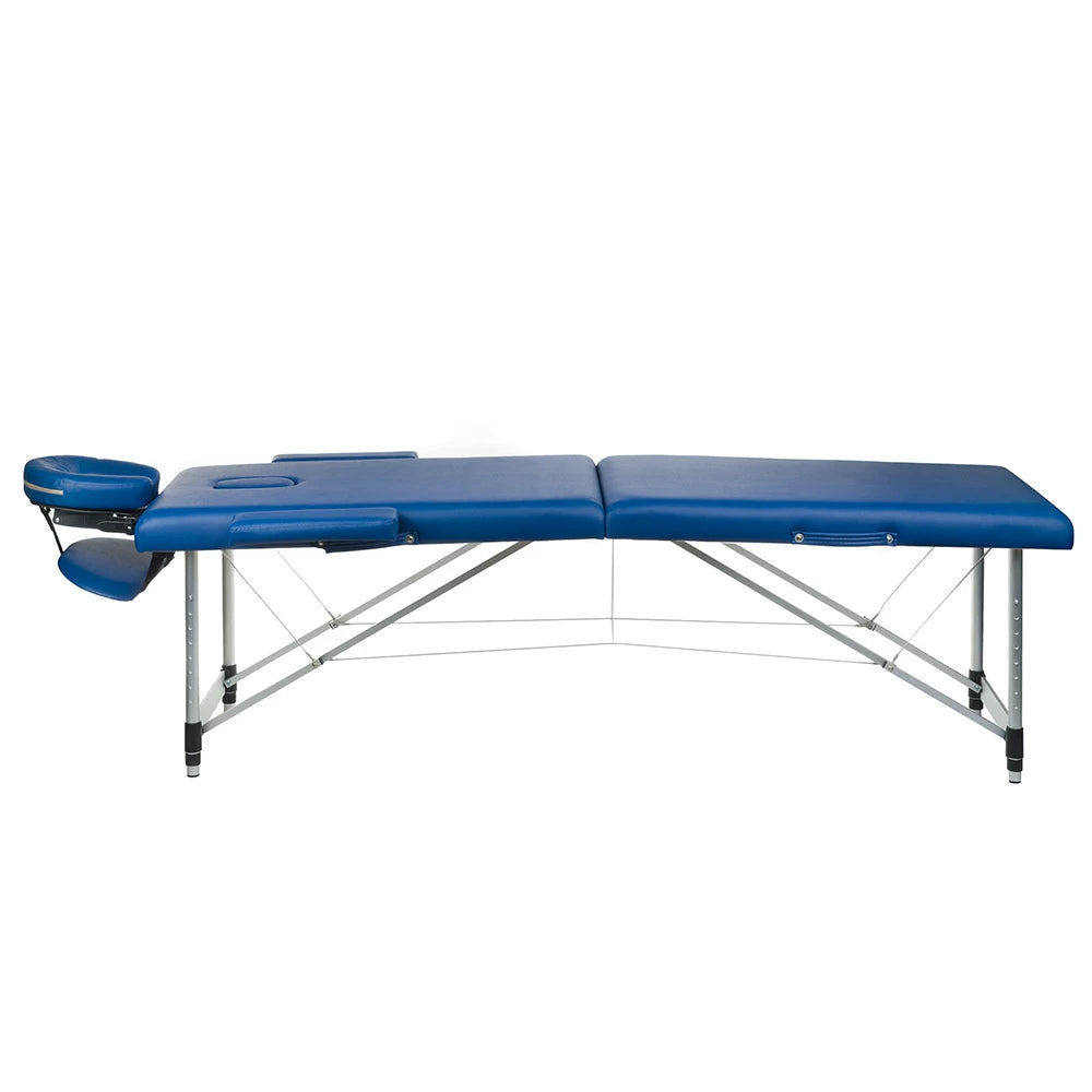 Lettino massaggio pieghevole COMFORT 11, blu