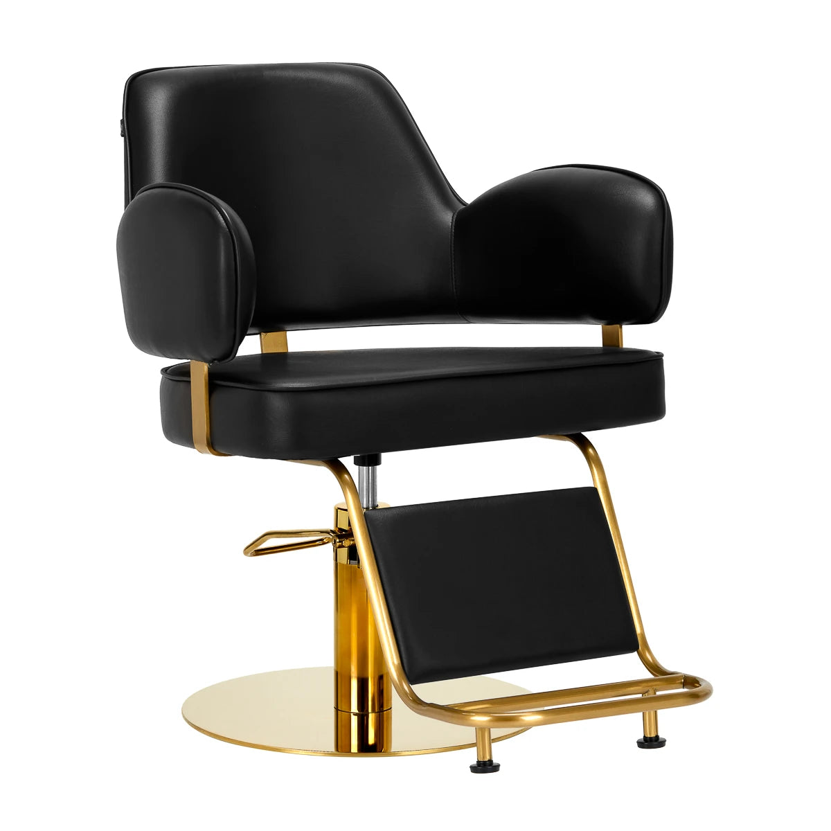 Gabbiano Linz Poltrona da parrucchiere, oro-nera