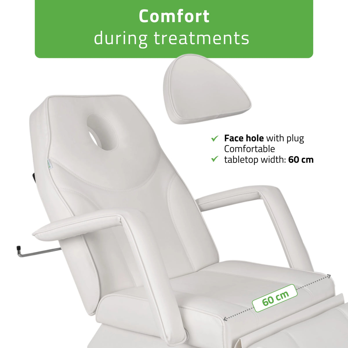 Electric beauty chair Laris Touch Core k301 white