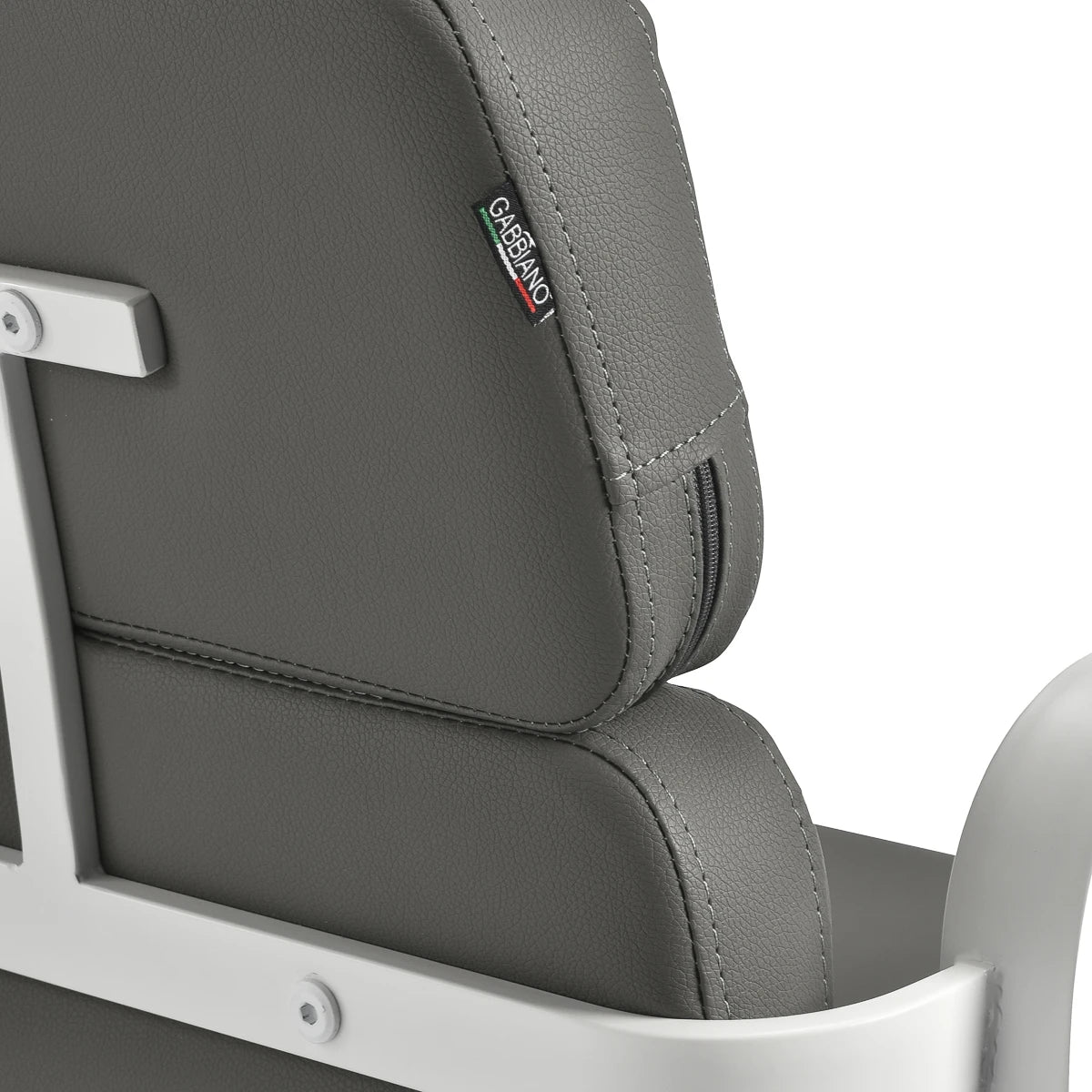 Gabbiano hairdressing chair Porto white gray