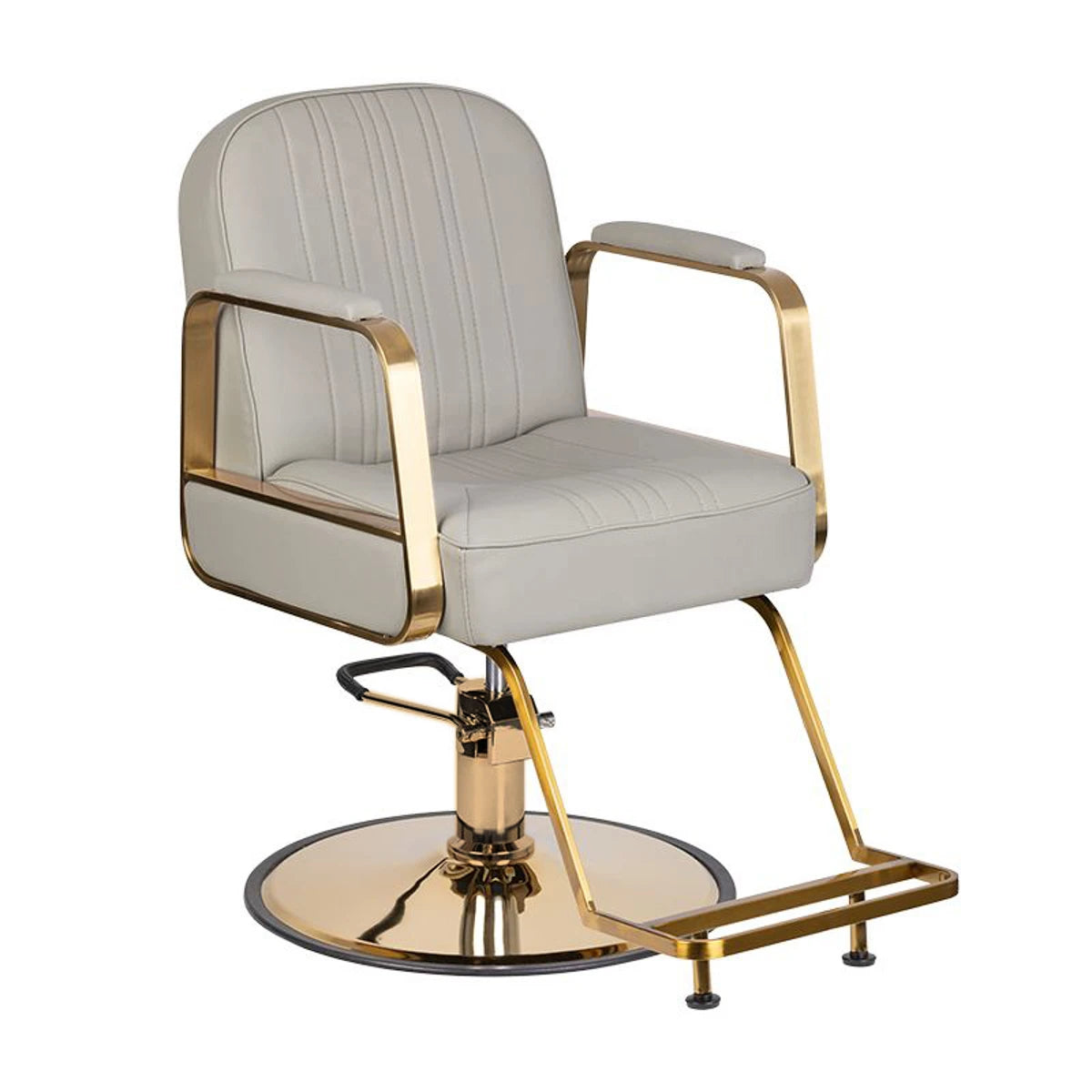 Hairdressing chair GABBIANO ACRI GOLD - BEIGE