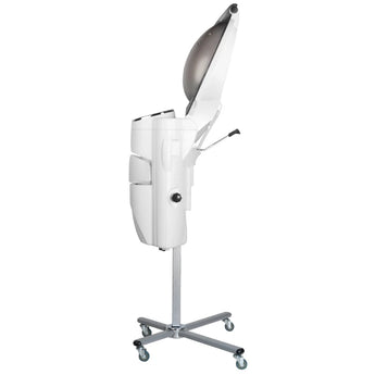 Gabbiano white standing hairdressing sauna with active ozone