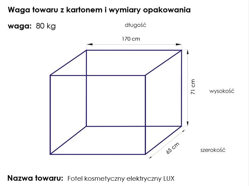 Kosmetické lehátko LUX, 3 motory, bílé/buk
