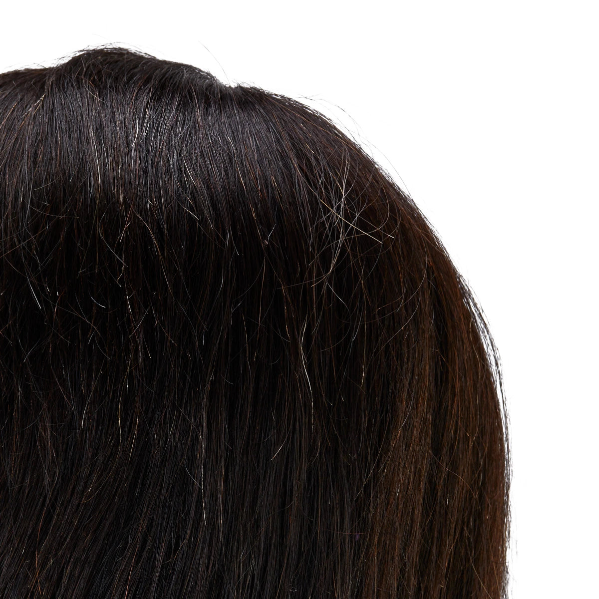 Head for hairdressers training Gabbiano WZ1 natural hair, color 1H, length 16"