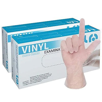 Lyncmed Vinila cimdi bez pulvera XL, 100 gab.