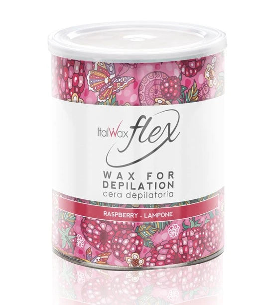ItalWax FLEX Šķidrais vasks kannā RASPBERRY, 800 ml