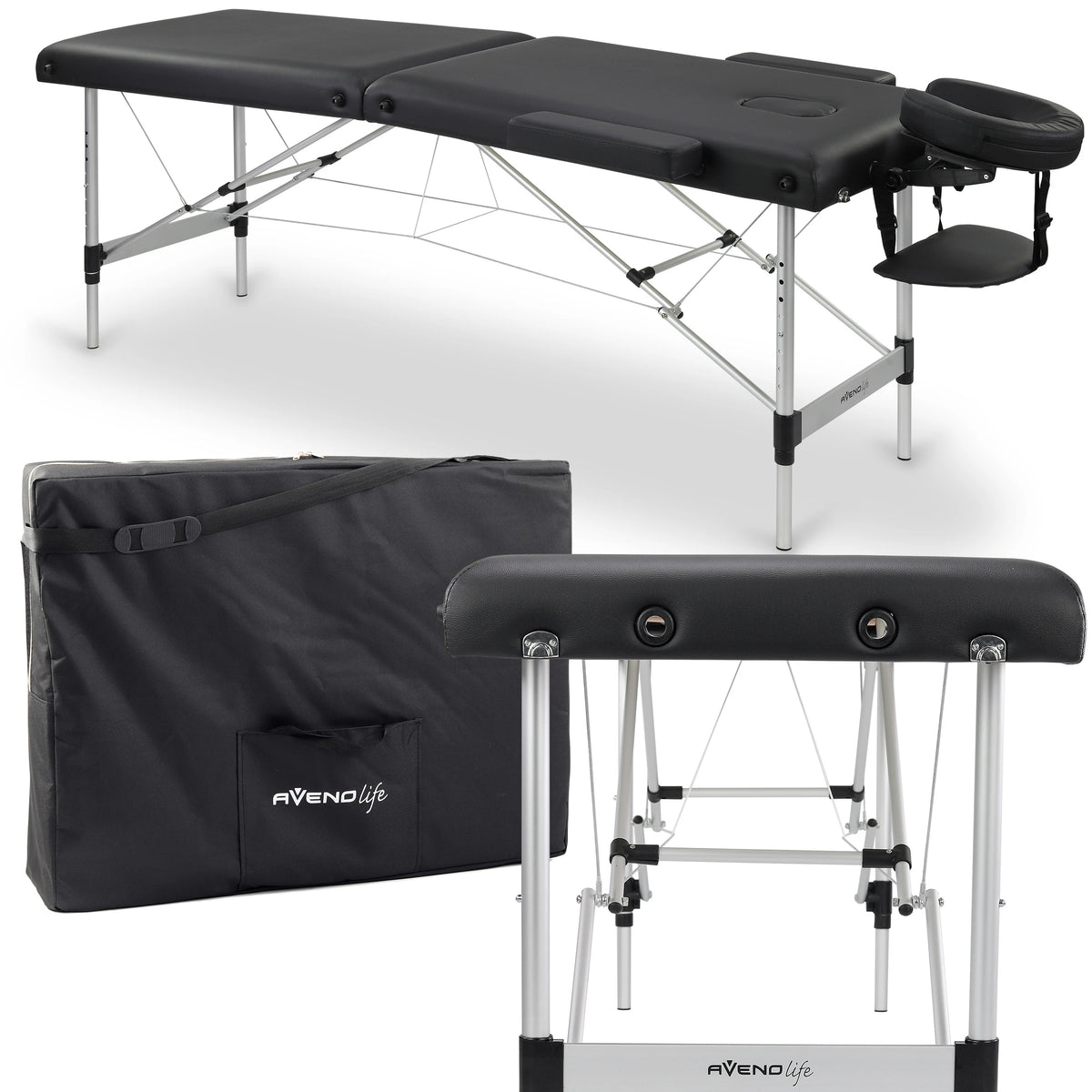 Portable massage table Nadia Comfy Base K515 Black