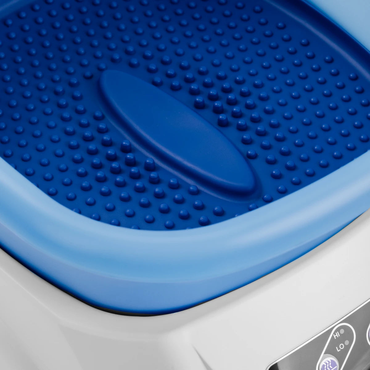 Azzurro Bac à shampoing avec masseur et chariot blanc