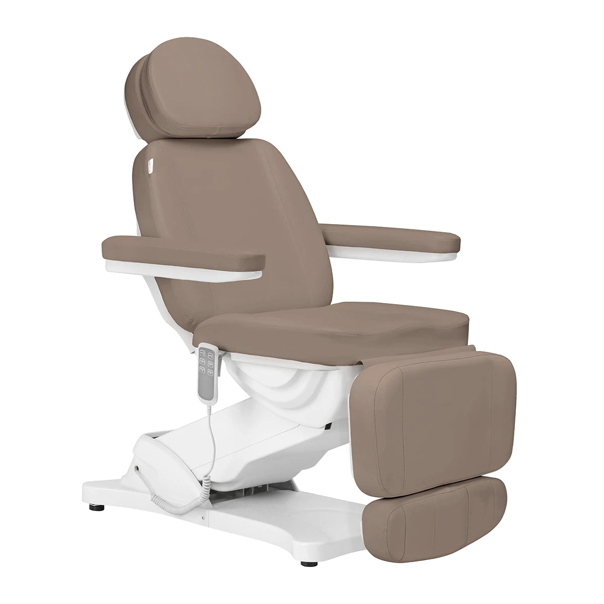 Электрическое косметическое кресло SILLON CLASSIC, 3 мотора, коричневый
